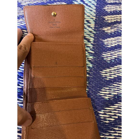 Louis Vuitton Wallet Brown Monogram Portefeiulle Elise Trifold Wallet -Nice One! - Picture 3 of 10